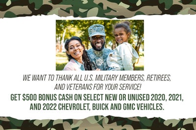 U.S. Military Members, Retirees, & Veterans: Get $500 Bonus Cash!
